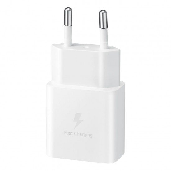 Samsung EP-T1510XWEGEU USB-C 15W PD AFC wall charger + USB-C cable - white