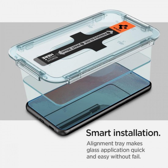 Spigen Glas.tR EZ Fit Tempered Glass for Samsung Galaxy S22 - 2 pcs.