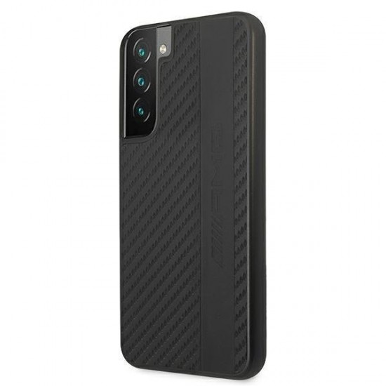 AMG Carbon Stripe&Embossed Case for Samsung Galaxy S22+ - Black
