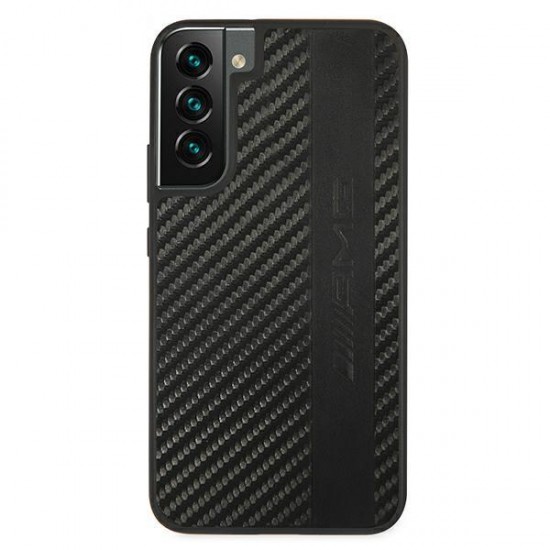 AMG Carbon Stripe&Embossed Case for Samsung Galaxy S22+ - Black