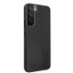 AMG Carbon Stripe&Embossed Case for Samsung Galaxy S22+ - Black
