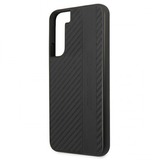 AMG Carbon Stripe&Embossed Case for Samsung Galaxy S22+ - Black