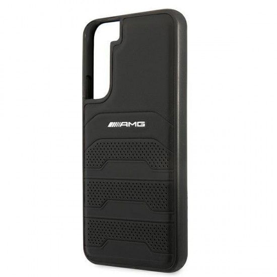 AMG Leather Debossed Lines case for Samsung Galaxy S22+ - black