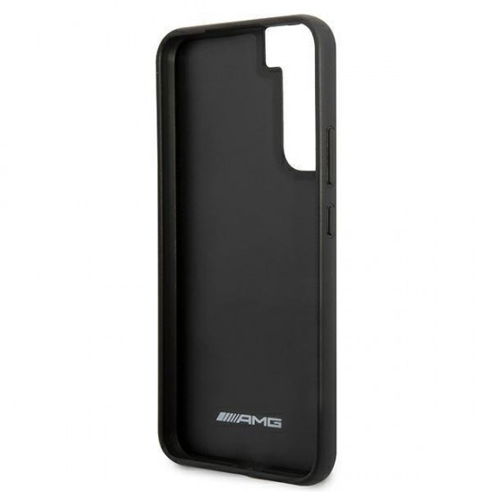 AMG Leather Debossed Lines case for Samsung Galaxy S22+ - black
