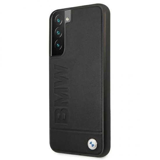 BMW Signature Logo Imprint Case for Samsung Galaxy S22+ - Black