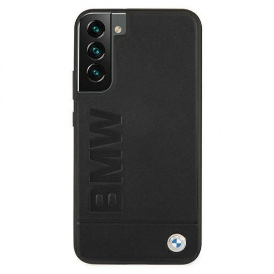BMW Signature Logo Imprint Case for Samsung Galaxy S22+ - Black