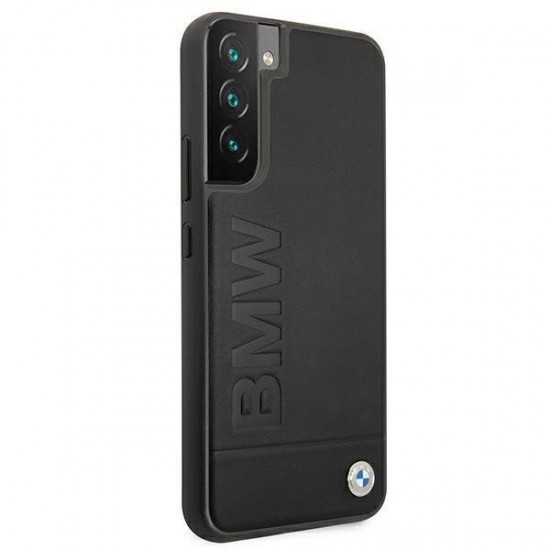 BMW Signature Logo Imprint Case for Samsung Galaxy S22+ - Black