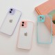 Milky Case silicone flexible translucent case for Samsung Galaxy A12 pink