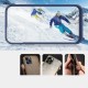 Clear 3in1 case for iPhone 11 Pro Max blue frame gel cover