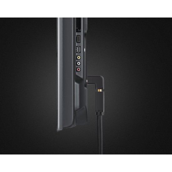 Ugreen HDMI adapter angle connector bottom black (20109)