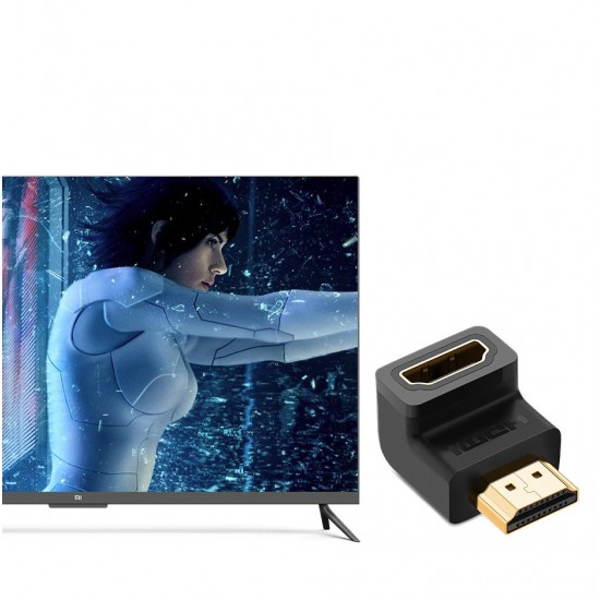 Ugreen HDMI adapter angle connector bottom black (20109)
