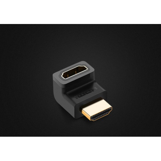 Ugreen HDMI adapter angle connector bottom black (20109)