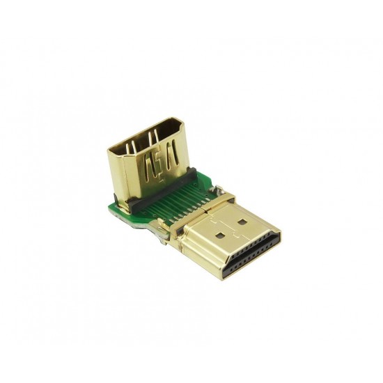 Ugreen HDMI adapter angle connector bottom black (20109)