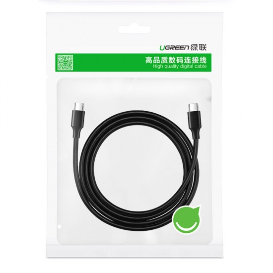Ugreen US286 USB-C - USB-C PD QC 3A 480Mb/s 2m Cable - Black