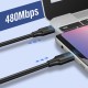 Ugreen US286 USB-C - USB-C 3A 480Mb/s cable 3m - black