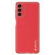 Dux Ducis Yolo elegant cover made of ecological leather for Samsung Galaxy A13 5G red