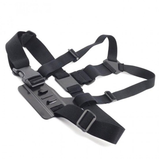 Chest Mount - Chest Harness for GoPro SJCAM Sports Cameras - Black