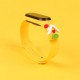 Strap Xmas for Xiaomi Mi Band 5 / 6 Christmas Silicone Strap Bracelet with House - Yellow