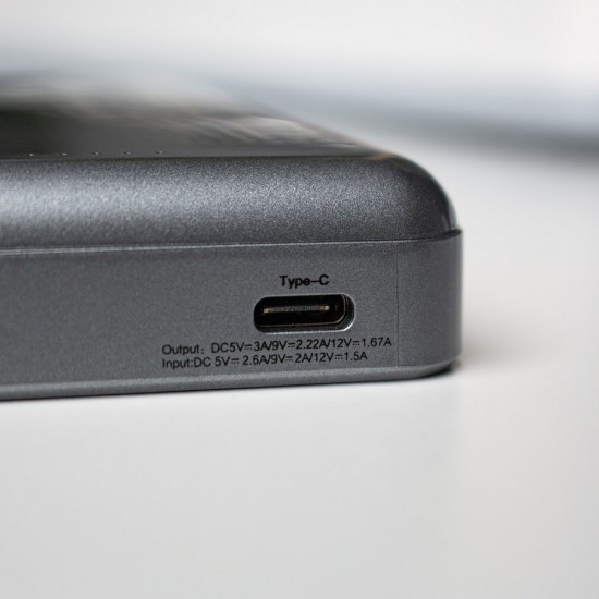 Dudao TGK1 power bank with MagSafe wireless charger 20W 10000mAh black (TGK1-black)