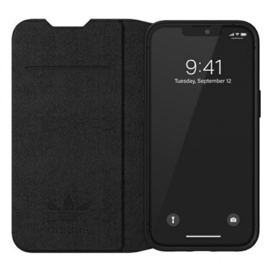 Adidas OR Booklet Case BASIC for iPhone 13 - Black and White