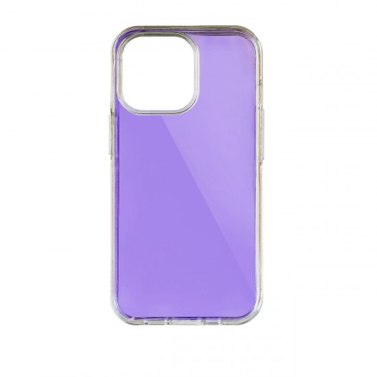 Aurora Case case for iPhone 13 Pro gel neon cover purple