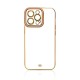 Fashion Case Case for Samsung Galaxy A13 5G Gold Frame Gel Cover Gold