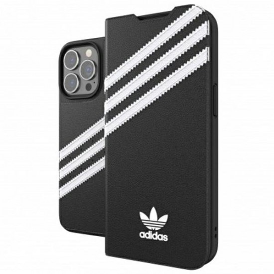 Adidas OR Booklet Case PU for iPhone 13 Pro / iPhone 13 - Black and White