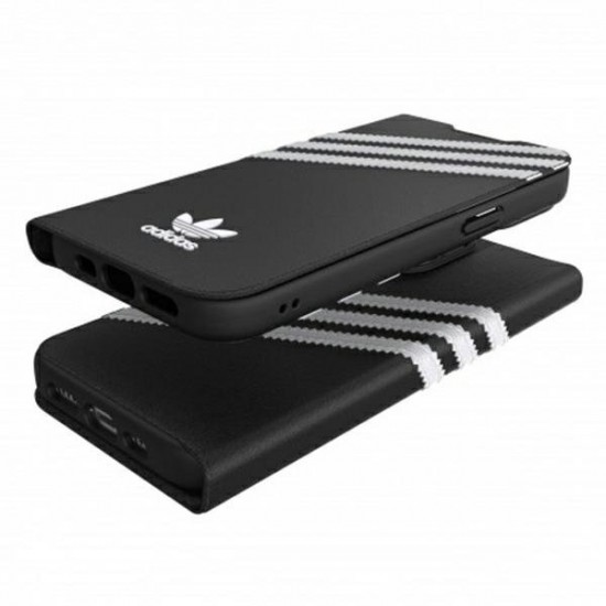Adidas OR Booklet Case PU for iPhone 13 Pro / iPhone 13 - Black and White