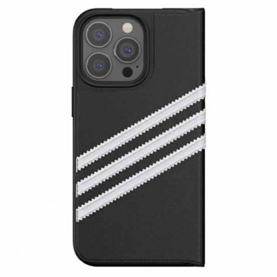 Adidas OR Booklet Case PU for iPhone 13 Pro / iPhone 13 - Black and White