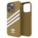 Adidas OR Molded Case PU for iPhone 13 Pro / iPhone 13 - Beige and Gold