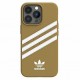 Adidas OR Molded Case PU for iPhone 13 Pro Max - Beige and Gold