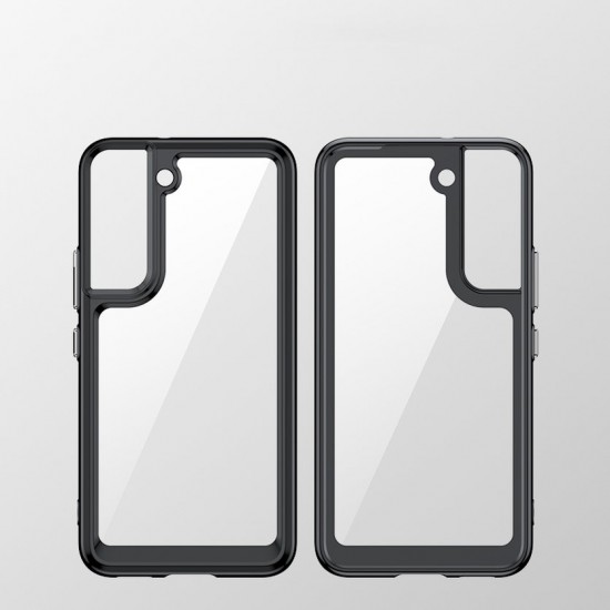 Outer Space Case Case for Samsung Galaxy S22 + (S22 Plus) Hard Cover with Gel Frame Transparent