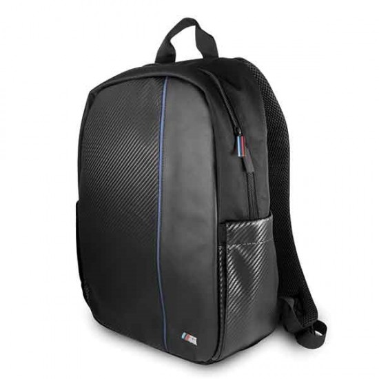 BMW Carbon Navy Stripe backpack for a 16