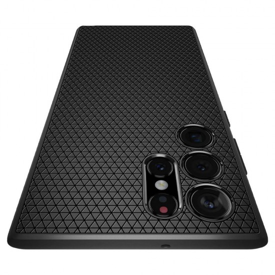Spigen Liquid Air Case for Samsung Galaxy S22 Ultra - Matte Black
