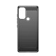 Carbon Case Flexible Cover Sleeve Motorola Moto G60S black