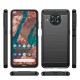 Carbon Case Flexible cover for Nokia X100 black