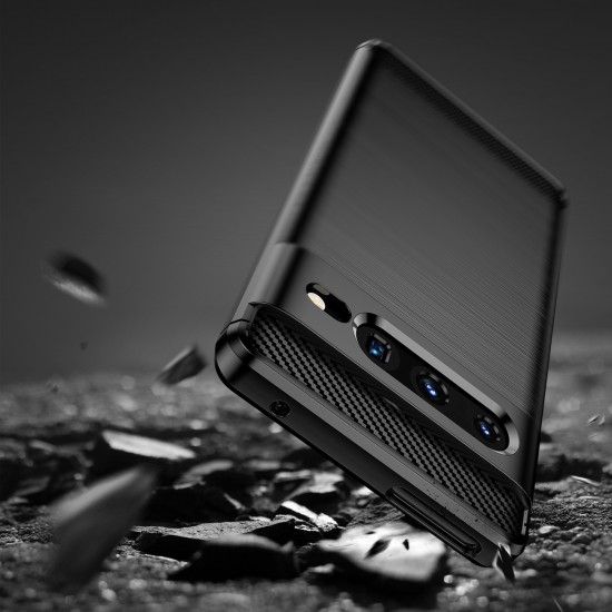 Carbon Case Flexible cover for Google Pixel 7 Pro black