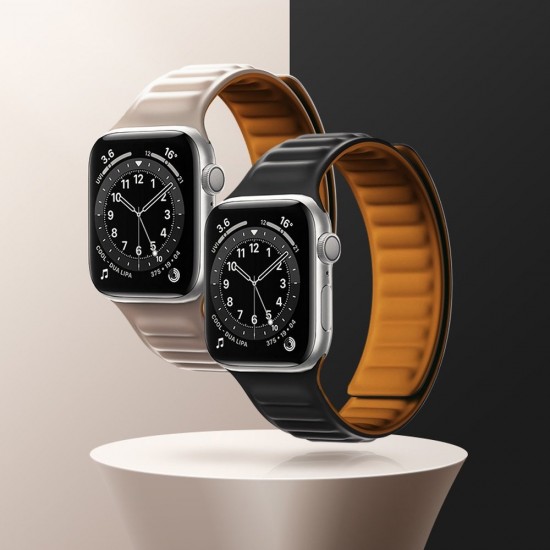 Magnetic Strap Magnetic Strap Bracelet for Apple Watch 45mm - Red