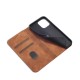Magnet Fancy Case Case for iPhone 13 Pro Cover Card Wallet Card Stand Brown