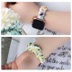 Fabric band for Apple Watch 38 / 40 / 41 mm strap bracelet rubber band - pineapple