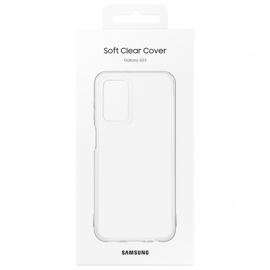 Samsung Soft Clear Cover durable case with a gel frame and reinforced back Samsung Galaxy A23 transparent (EF-QA235TTEGWW)
