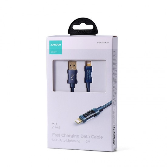 Joyroom S-UL012A20 USB-A / Lightning 2.4A 20W 2m cable - blue