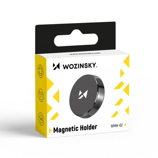 Wozinsky Self-Adhesive Magnetic Car Dashboard Mount Black (WMH-02)