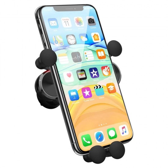 Wozinsky gravity car phone holder for air vent black (WCH-05)