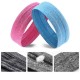 Elastic fabric headband for running fitness blue