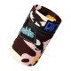 Fabric armband for running fitness brown