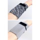 Fabric armband for running fitness brown