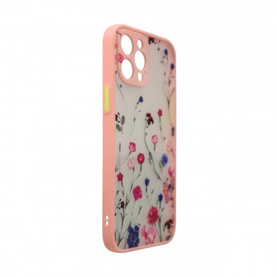 Design Case for iPhone 12 Pro Max flower pink