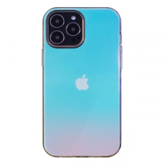 Aurora Case Case for iPhone 12 Neon Gel Blue Cover