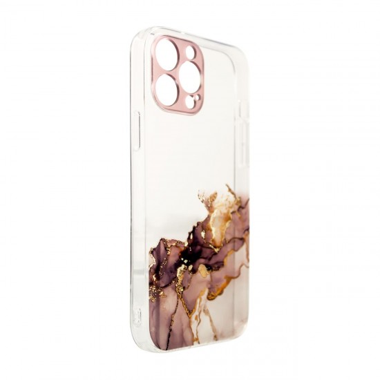 Marble Case Cover for Xiaomi Redmi Note 11 Pro Gel Cover Marble Brown